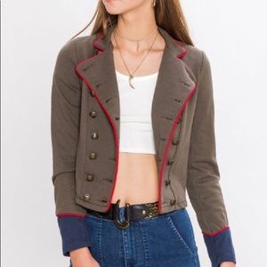 Olive Military Style Jacket
